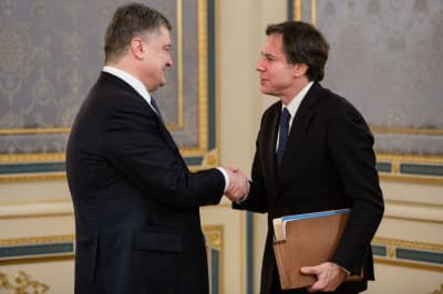 Порошенко и Блинкен