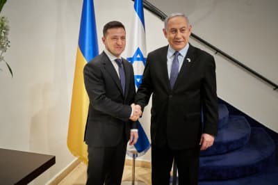 Володимир Зеленський та Беньямін Нетаньягу