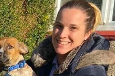 Собака та господарка
