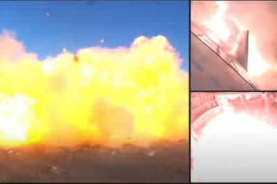 Момент вибуху корабля Starship