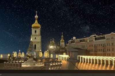 Рождественская елка на Софийской площади 2021