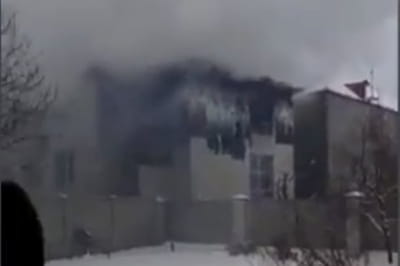 Пожар в доме пожилых людей
