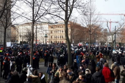 Протесты в Вене