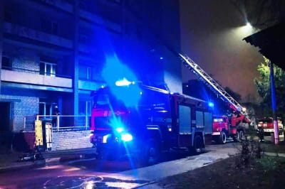 Пожар в COVID-отделении запорожской больницы