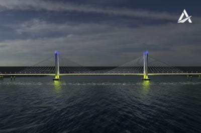 Проєкт мосту через Дніпро в Кременчуці