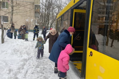 В детсаду Киева произошел пожар