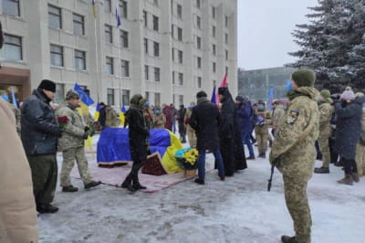прощание с погибшим