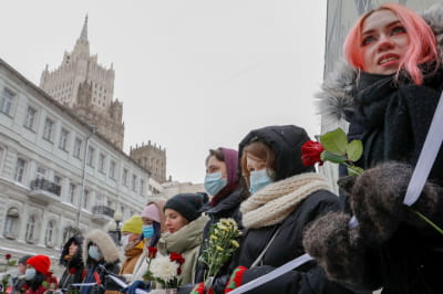 Цепь в поддержку Навального