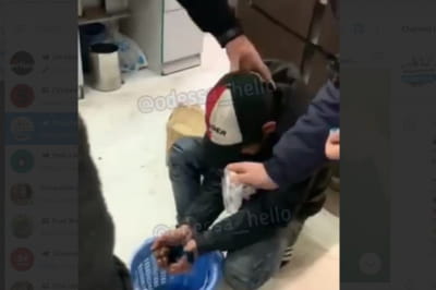 Охранники заставили парня умыться зеленкой