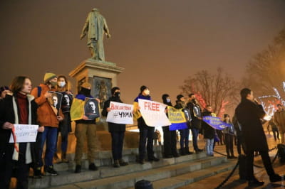 Акція на підтримку Стерненка