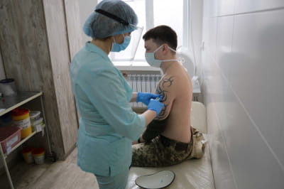 Вакцинація військових на Луганщині
