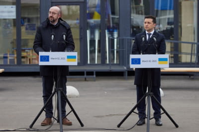 Шарль Мішель і Володимир Зеленський