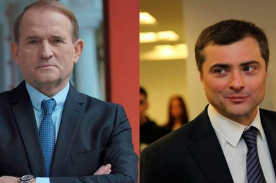 Виктор Медведчук и Владислав Сурков