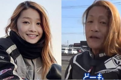 Девушка-байкерша оказалась 50-летним мужчиной