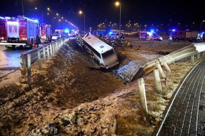 В Польше в ДТП попал украинский автобус