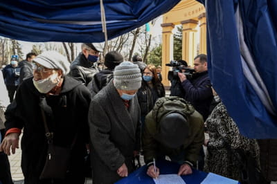 Мітинг ОПЗЖ у Маріуполі