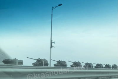 Перекидання військової техніки, Кримський міст
