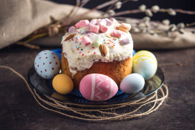 Кулич, зефир