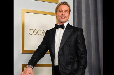 Брэд Питт на церемонии "Оскар-2021"