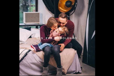 Єва Короленко та її сім'я