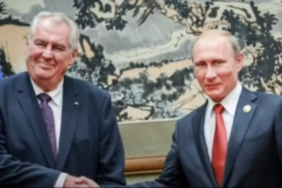 Мілош Земан і Володимир Путін