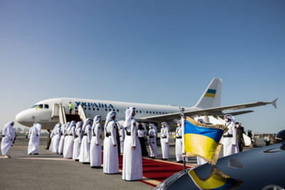 Український літак у Катарі