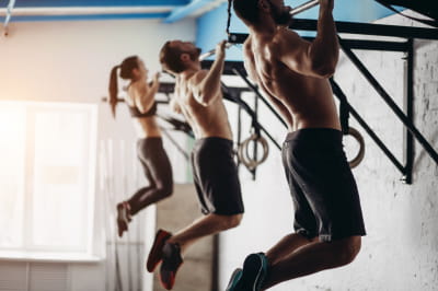 спорт, подтягивания