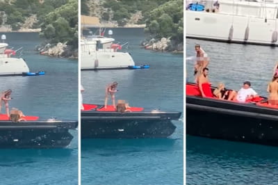 Обнаженные украинки на яхте