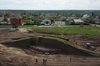 Раскопки в селе Новоалександровка