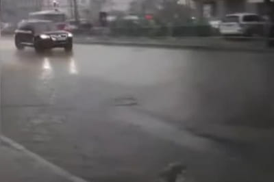 Ливень в столице