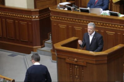 Петр Порошенко в Верховной Раде