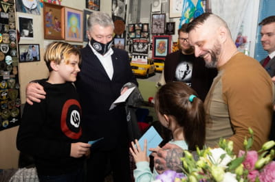 Петр Порошенко и Андрей Антоненко