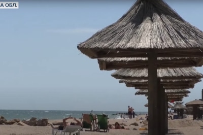 Азовське море, пляж