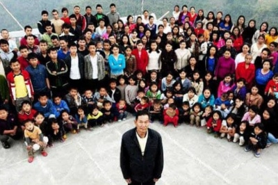 Зіона Чана та його сім'я