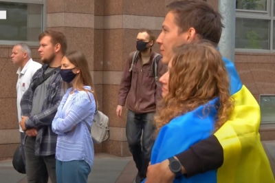 Митингующие