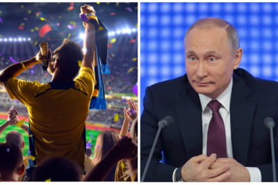 Вболівальники та Путін