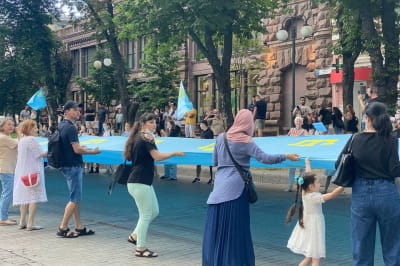 День крымскотатарского флага в Киеве
