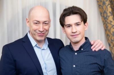 Дмитрий Гордон с сыном