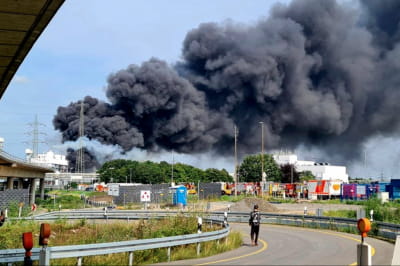 Взрыв на химзаводе в Германии