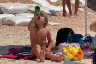 Хлопчик розпивав алкоголь, поки його батьки розмовляли