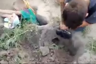 Хлопчик застряг у собачій норі