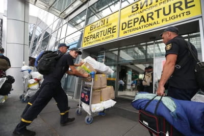 Пожежники вилетіли до Греції
