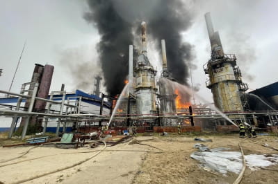 Вибух на заводі "Газпрому"