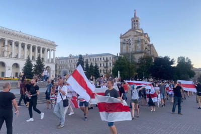 Підтримка білорусів на Майдані