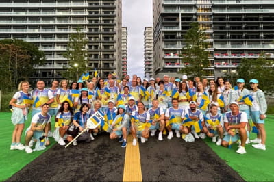 Українські спортсмени на завершенні Олімпійських Ігор-2020