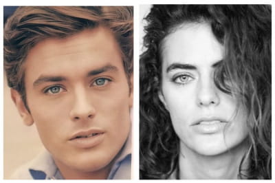 Ален Делон і його онука, Елісон ле Борж