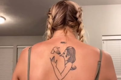 Бека Милли и ее тату