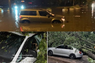 Последствия непогоды в Киеве