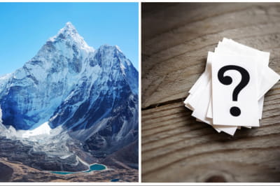 Эверест и вопросительный знак