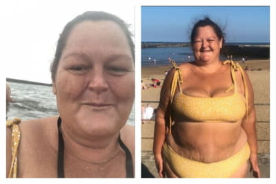 Жінка схудла на 101 кг